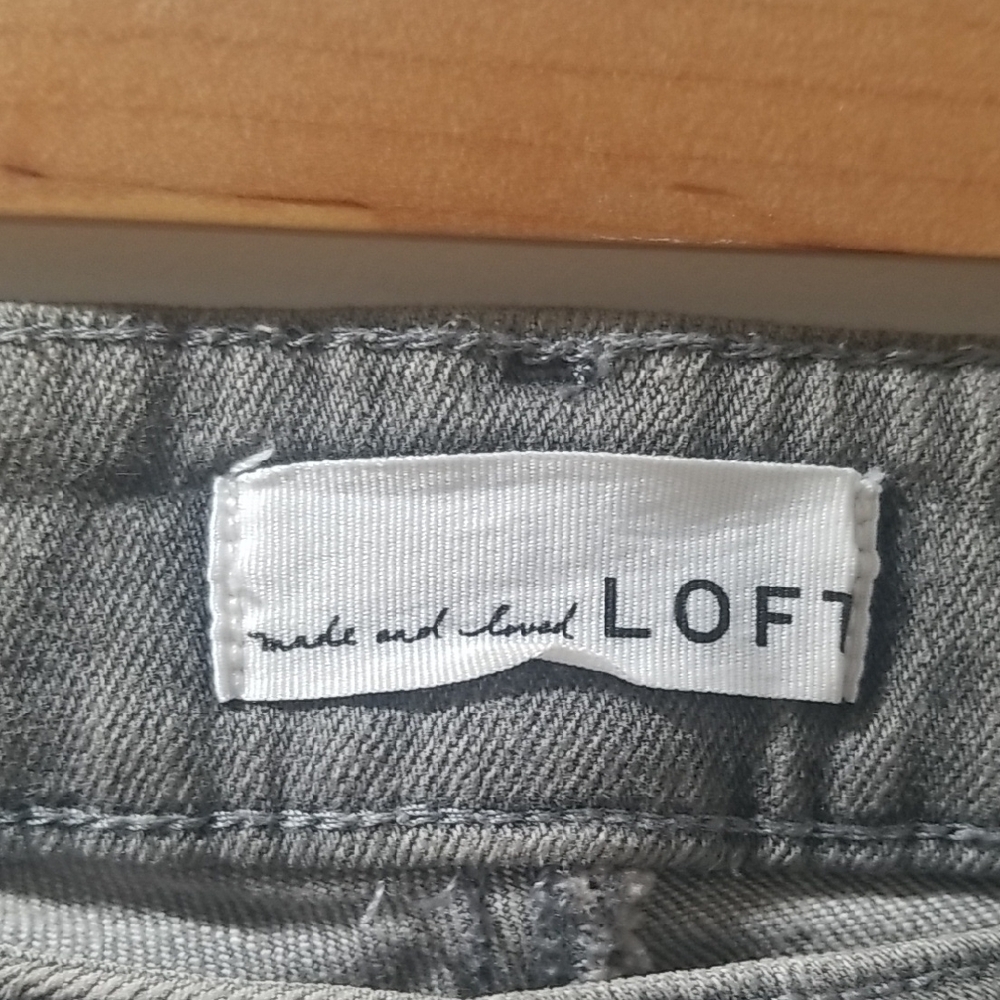 LOFT Gray Ankle & Cropped Women's Jeans - Picture 2 of 5
